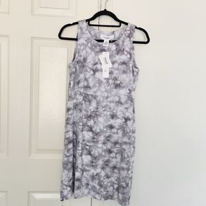✨️NWT WORKSHOP MODAL Soft Gray  Tiedye Dress. Sz XS msrp $88